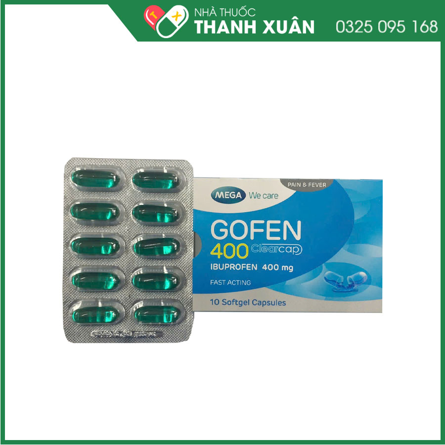 Gofen 400mg thuốc giảm đau hạ sốt chống viêm